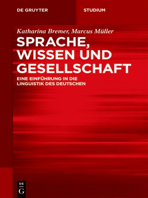 cover image of Sprache, Wissen und Gesellschaft